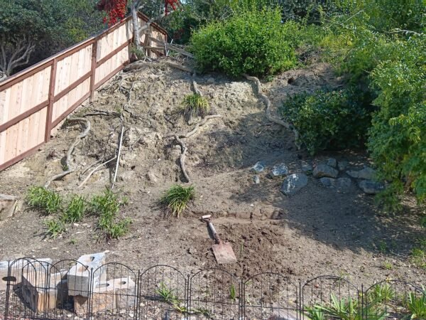 the hill, it get steep fast