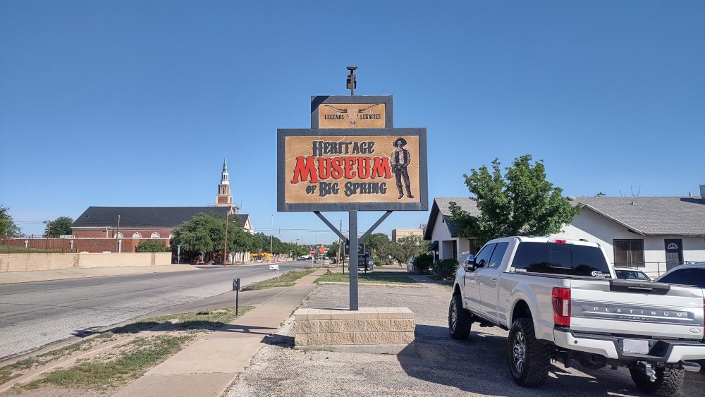 Heritage Museum of Big Spring sign